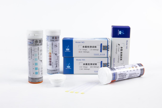 陆恒余氯检测试纸0-10/0-25/20-1500 mg/L