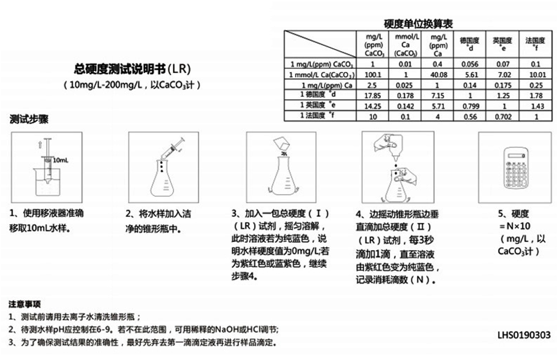 陆恒总硬度检测试剂盒10-200/30-600mg L(图3) 陆恒总硬度检测试剂盒10-200/30-600mg L(图3)