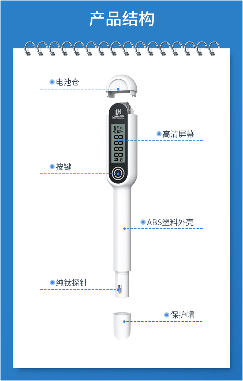 陆恒多功能水质检测笔 LH-TDS9(图4) 陆恒多功能水质检测笔 LH-TDS9(图4)