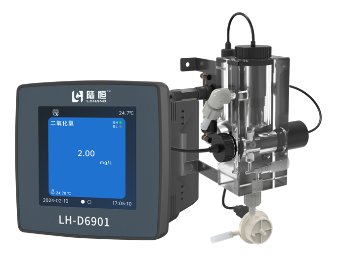 陆恒在线二氧化氯监测仪 LH-D6901+LH-DL20