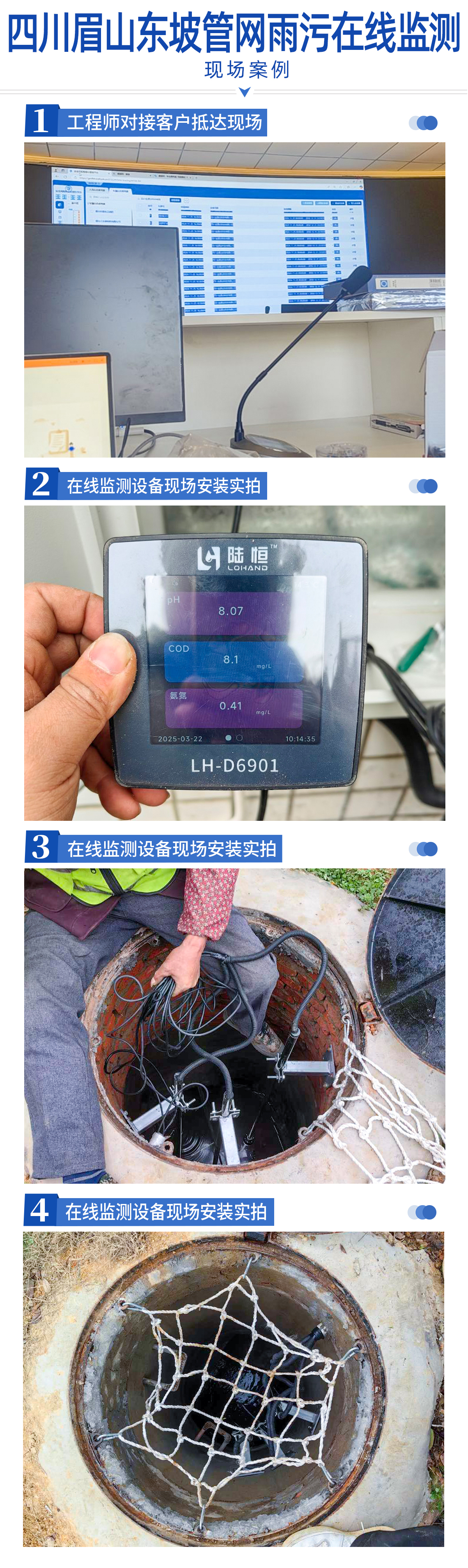 陆恒案例-四川眉山东坡管网雨污在线监测(图2)