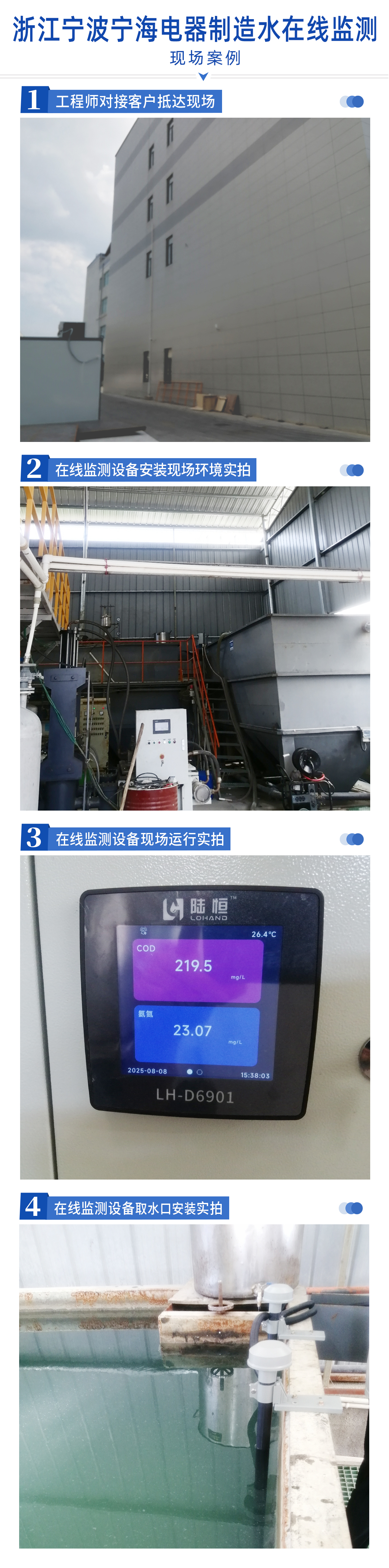 陆恒案例-浙江宁波宁海电器制造水在线监测(图2)